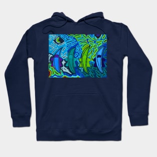 Starry Nights Over MeepNana Festival Aq Hoodie